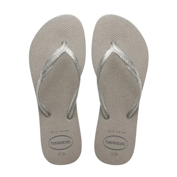 Havaianas | Shoes | Nwt Havaianas Ice Grey Fantasia Gloss 